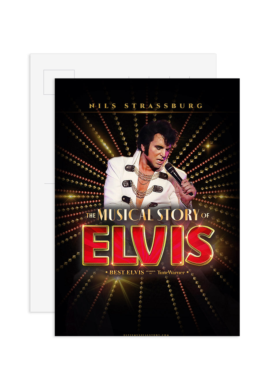 Elvis By Nils Strassburg - The Musical Story Of Elvis Set Of 3 - Postcards