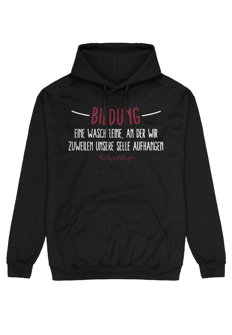 Hildegard Knef - Bildung - Hoodie | Neutral-Image