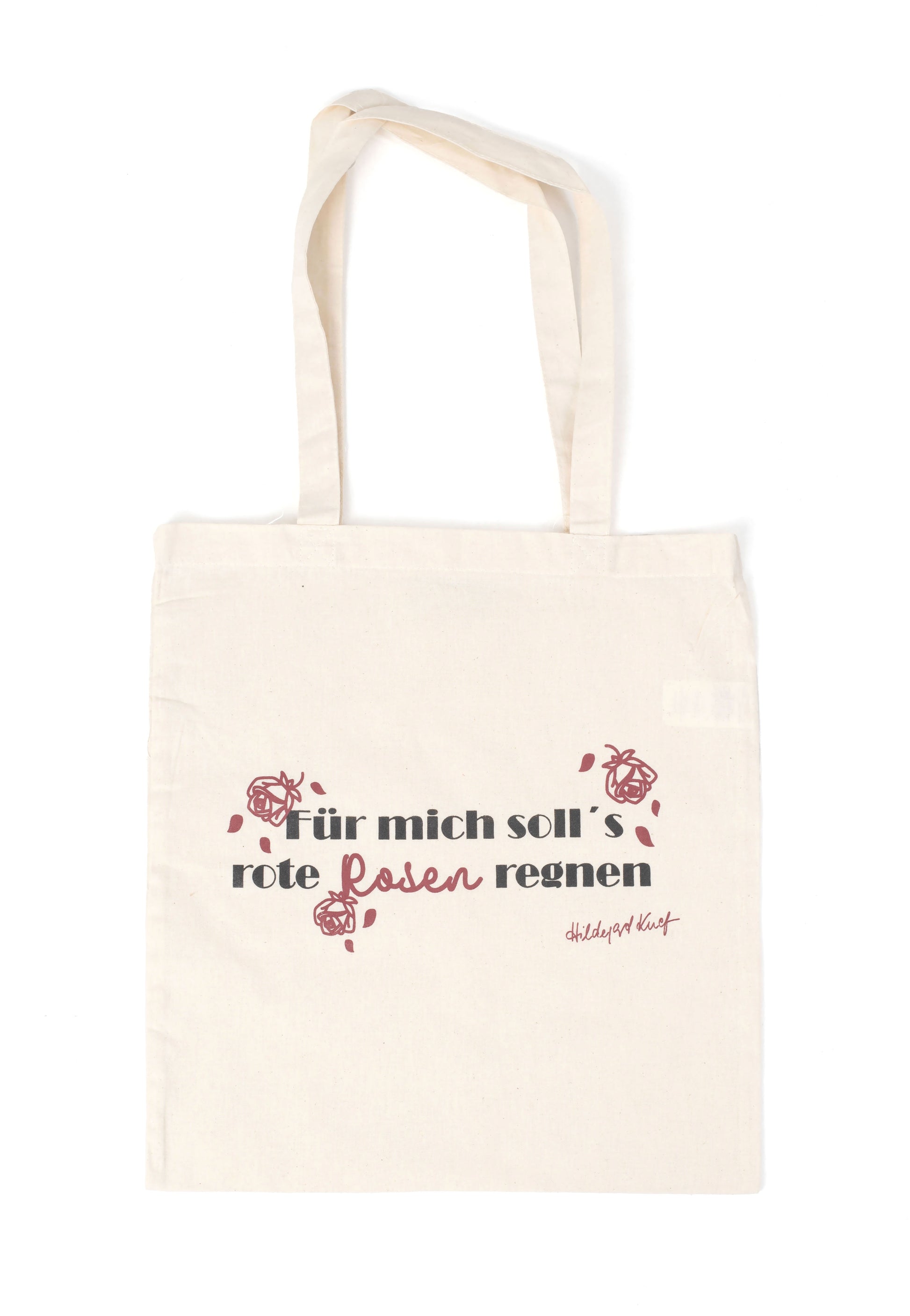 Hildegard Knef - Für Mich Solls Rote Rosen Regnen Natural - Tote Bag | Neutral-Image