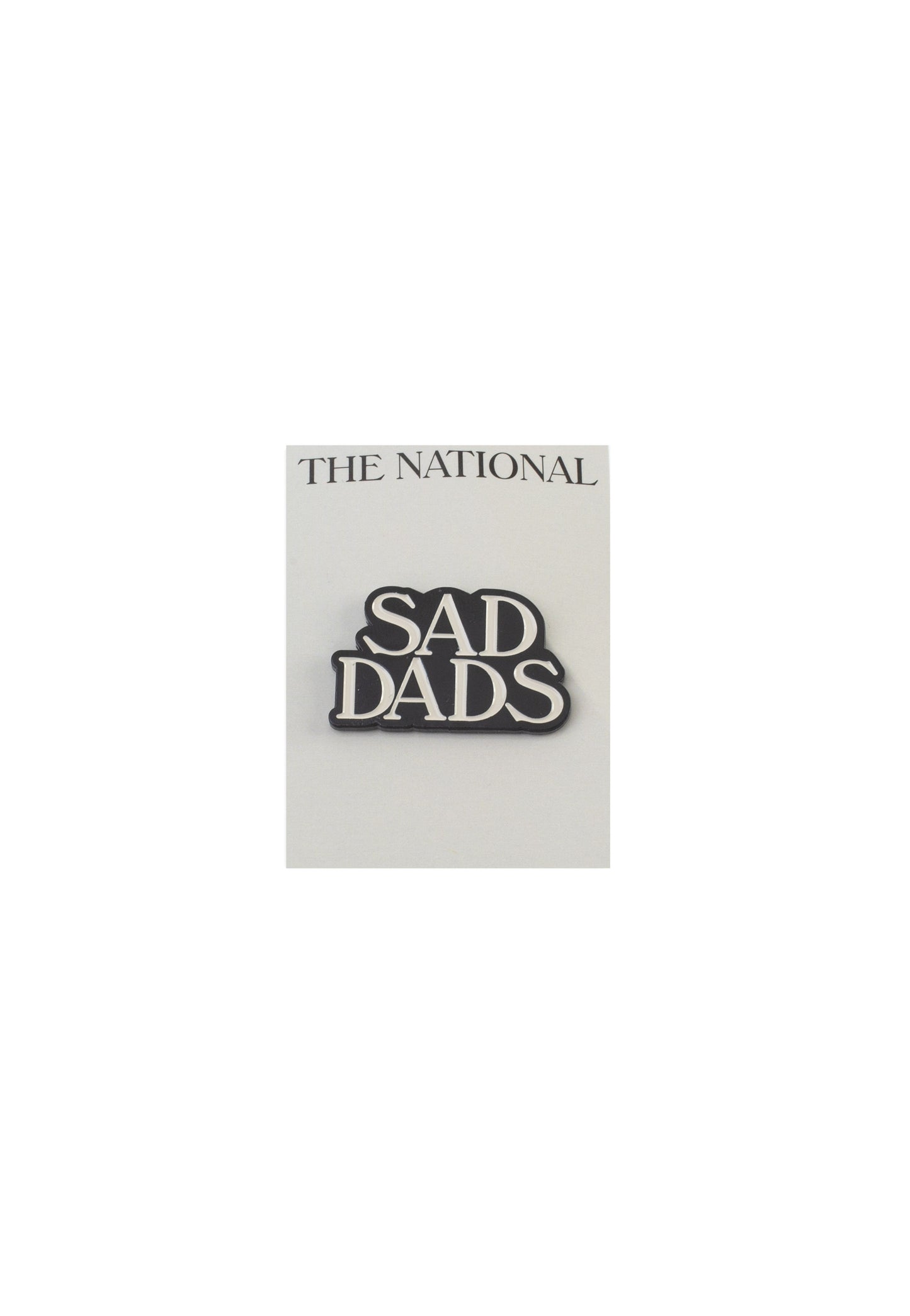 The National - Sad Dads Lapel - Pin | Neutral-Image